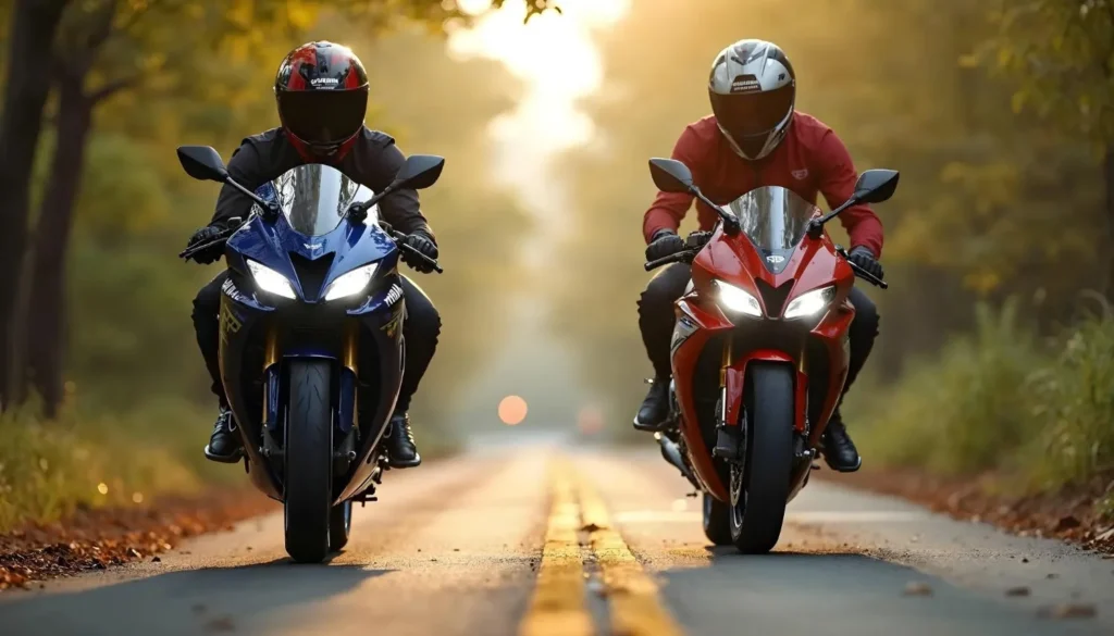 Yamaha r15 v4 vs Suzuki Gixxer SF 155